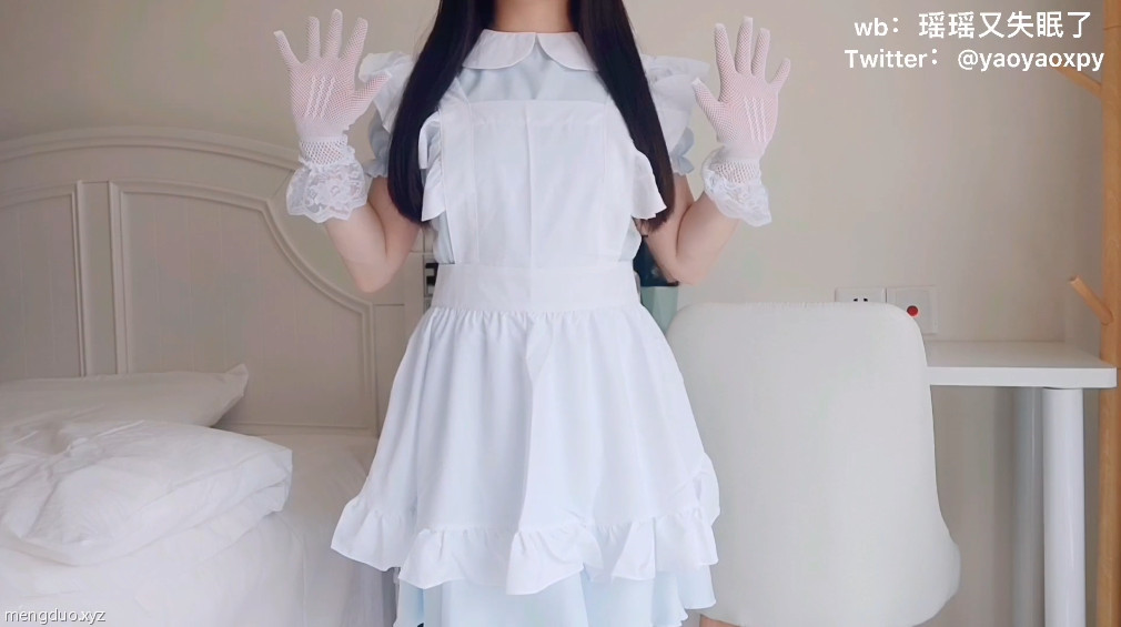 瑶瑶超乖-白网袜制服[1V/1.2G]