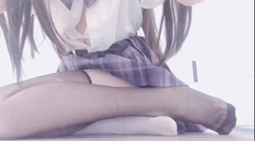 cuteli-蓝色JK黑白袜[1v/591M]